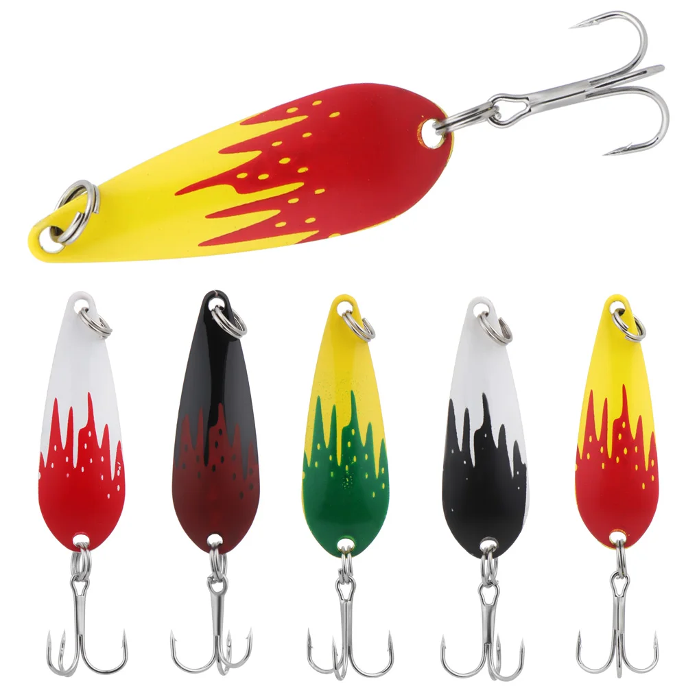 1Pc 4.2cm/5.7g Lifelike Fishing Lures Spoon Sequins Artificial Bait Hard Bait Hooks Rotating Spinner Durable Fishing Tackle
1Pc 4.2cm/5.7g Lifelike Fishing Lures Spoon Sequins Artificial Bait Hard Bait Hooks Rotating Spinner Durable Fishing Tackle