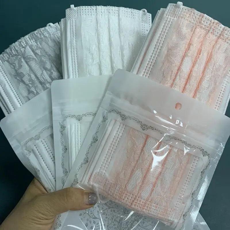 50 /100pcs adult disposable summer sunscreen breathable lace four-layer non-woven mascarillas breathable comfortable dust mask
50 /100pcs adult disposable summer sunscreen breathable lace four-layer non-woven mascarillas breathable comfortable dust mask