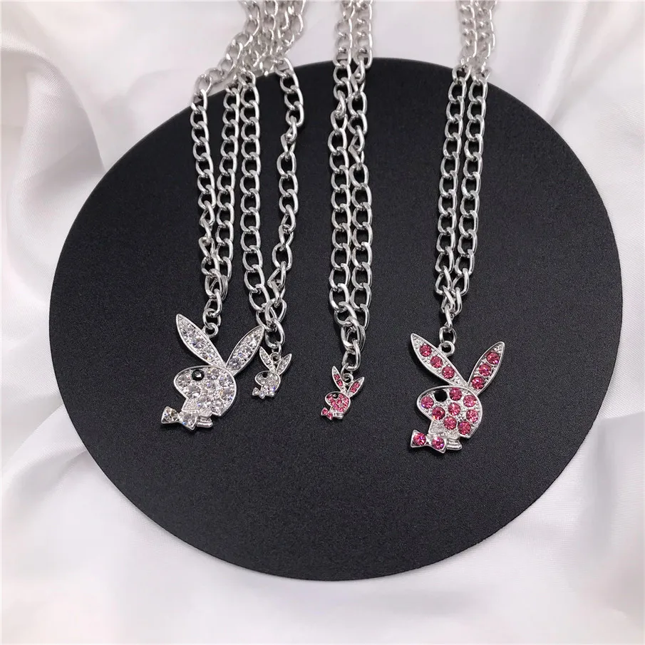 New Women Punk Stainless Steel Hippop Animal Necklace Rabbit Bunny Pendant Necklace Choker Jewelry Collier Femme
New Women Punk Stainless Steel Hippop Animal Necklace Rabbit Bunny Pendant Necklace Choker Jewelry Collier Femme