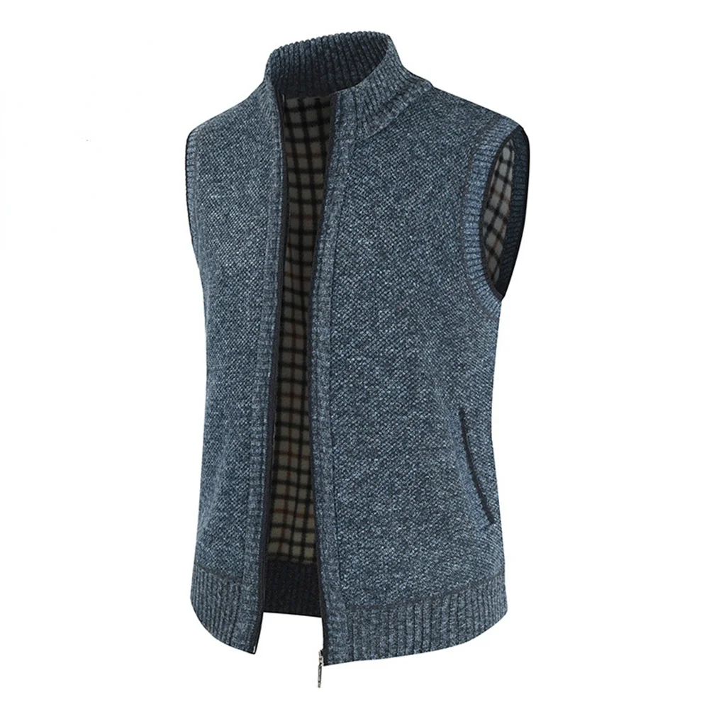 Turtleneck fleece vest men pull ring fighting men's vest cashmere sleeveless men's vest spring and autumn fleece knitted vest
Turtleneck fleece vest men pull ring fighting men's vest cashmere sleeveless men's vest spring and autumn fleece knitted vest