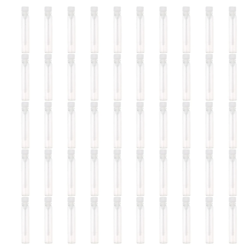 50PCS Perfume Fragrance Sample Bottles Mini Containers Empty Glass Vials 2ml
50PCS Perfume Fragrance Sample Bottles Mini Containers Empty Glass Vials 2ml