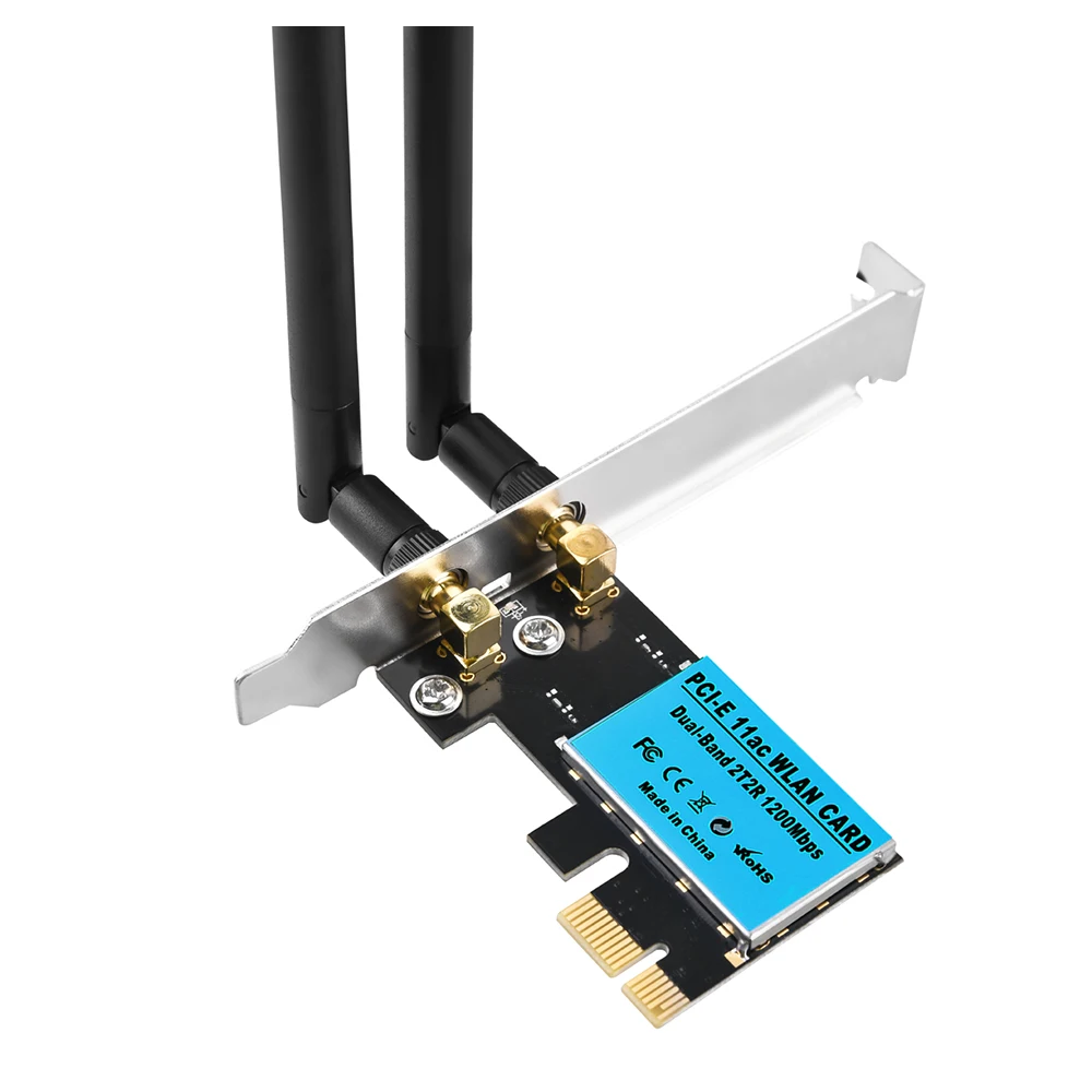 Wi Fi адаптер PCI E 2 4 ГГц 1200 Мбит/с|Сетевые карты| |