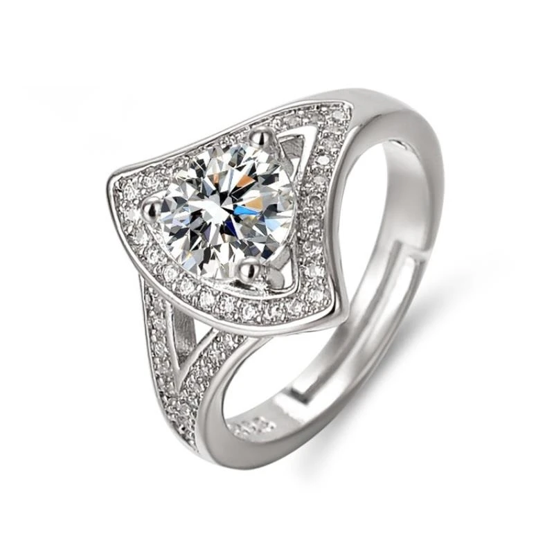 925 Sterling Silver Wedding Rings Luxury Womens Rings Resizable Rings for Women
925 Sterling Silver Wedding Rings Luxury Womens Rings Resizable Rings for Women
