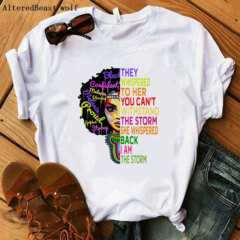 2020 I Am The Storm Summer New Fashion T-Shirt Black Strong Cool Women Casual Short Sleeve O-neck T shirt Top Tees Female 
2020 I Am The Storm Summer New Fashion T-Shirt Black Strong Cool Women Casual Short Sleeve O-neck T shirt Top Tees Female