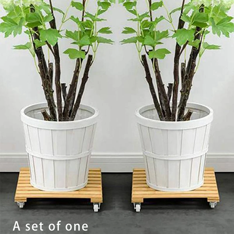 1 Pcs Bamboo Plant Stand with Wheels & 2 PCS 12 Inch Rolling Wooden Planter Caddy Potted Plant Stand
1 Pcs Bamboo Plant Stand with Wheels & 2 PCS 12 Inch Rolling Wooden Planter Caddy Potted Plant Stand