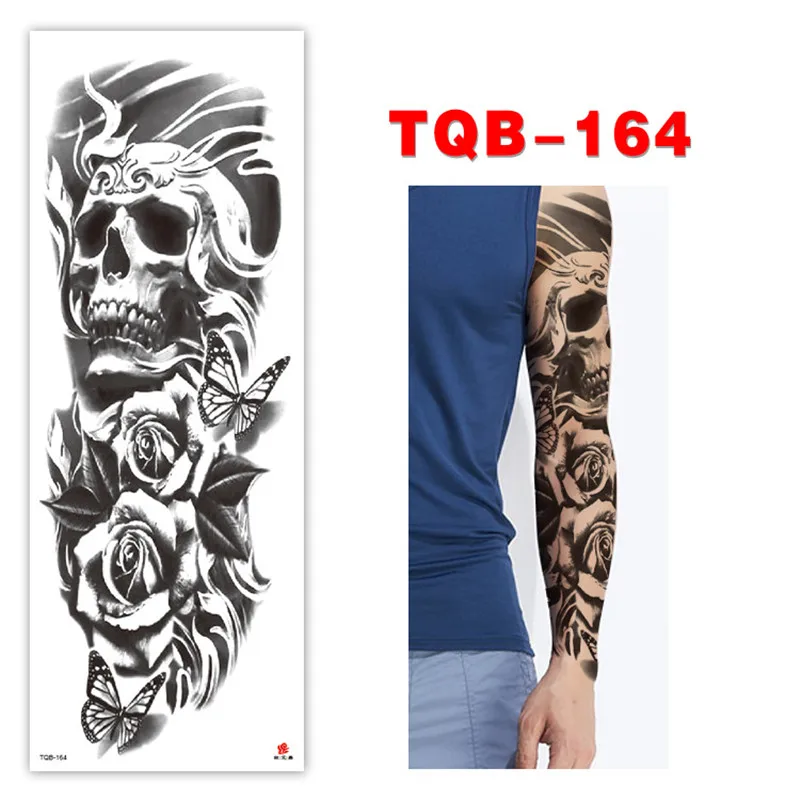 TQB Series Lion King Skull Flower Character Totem Unisex Sexy Full Arm Waterproof Tattoo Sticker cheap stuff with free shipping
TQB Series Lion King Skull Flower Character Totem Unisex Sexy Full Arm Waterproof Tattoo Sticker cheap stuff with free shipping