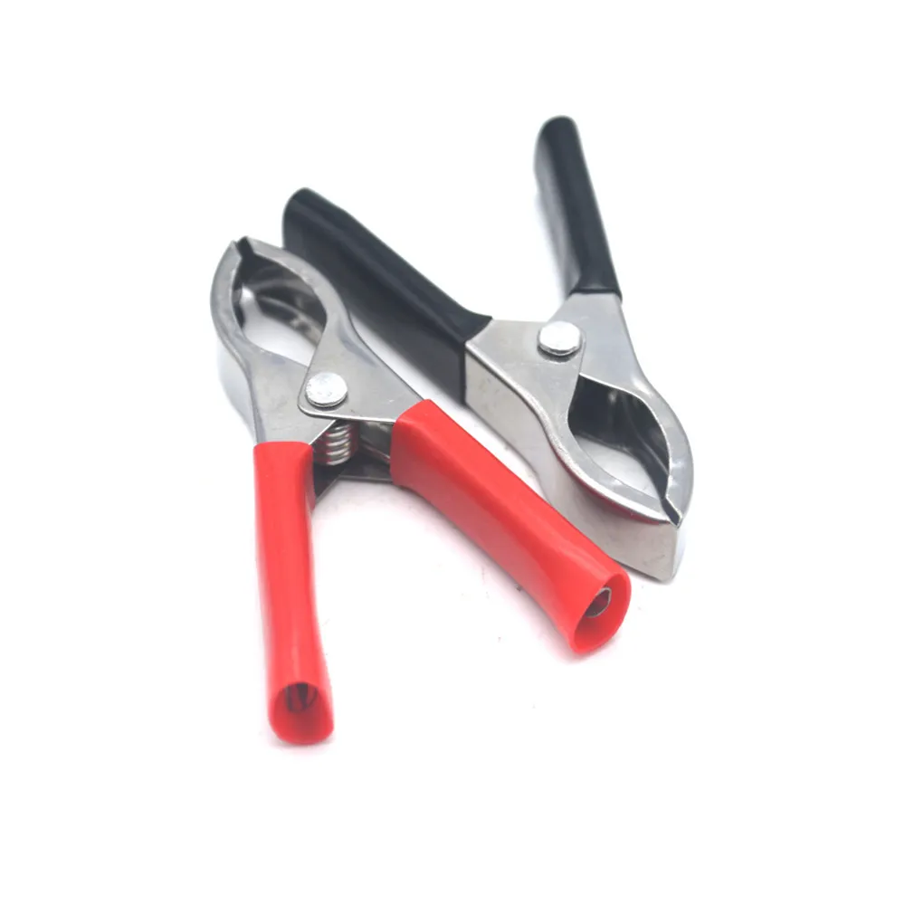 10pcs Crocodile Clips Insulated Plastic Handle Cable Lead Testing Metal Alligator Clamps Clips 75mm Length 
10pcs Crocodile Clips Insulated Plastic Handle Cable Lead Testing Metal Alligator Clamps Clips 75mm Length