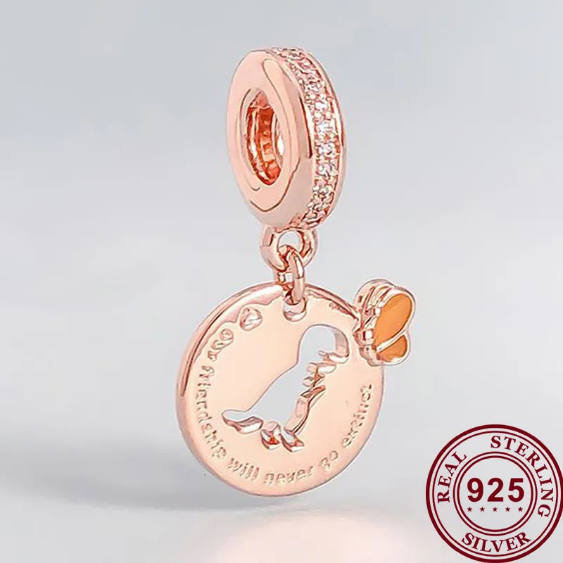 100% 925 Sterling Silver Creative Dinosaur Butterfly Friendship Pendant Fit Pandora Women Bracelet & Necklace Diy Jewelry
100% 925 Sterling Silver Creative Dinosaur Butterfly Friendship Pendant Fit Pandora Women Bracelet & Necklace Diy Jewelry