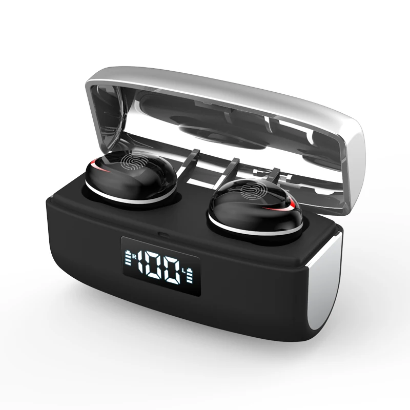 TWS Bluetooth 5.0 Earphone Stereo Sports Waterproof Headset LED Digital Display ANC Noise reduction Wireless Earbuds Microphone
TWS Bluetooth 5.0 Earphone Stereo Sports Waterproof Headset LED Digital Display ANC Noise reduction Wireless Earbuds Microphone
