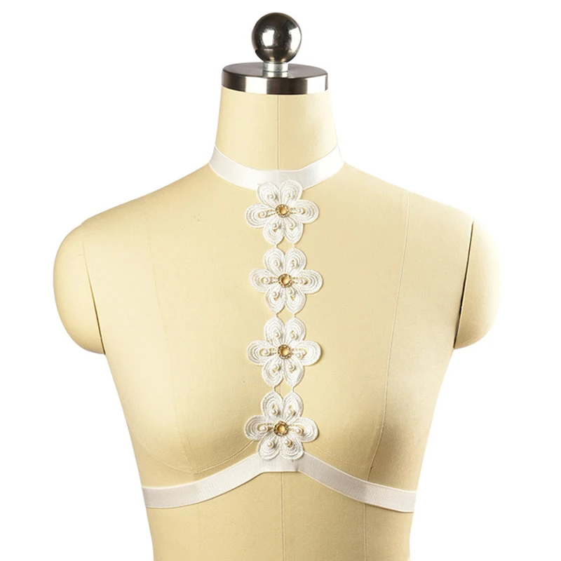 Roseheart Body Cage Harness Bra Lingerie Elastic Strappy White Belt Tops Bondage Fetish Exotic Club Party Burlesque Harness
Roseheart Body Cage Harness Bra Lingerie Elastic Strappy White Belt Tops Bondage Fetish Exotic Club Party Burlesque Harness