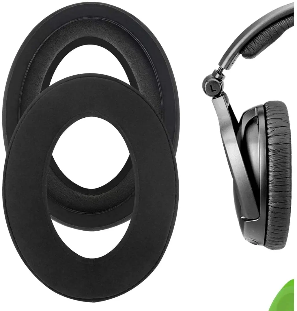 

Comfort Velour Replacement Ear Pads for Sennheíser HD380, HD380 Pro, PXC350, PC350, PC350 SE, PXE350, HME95, HMEC250, Headphones