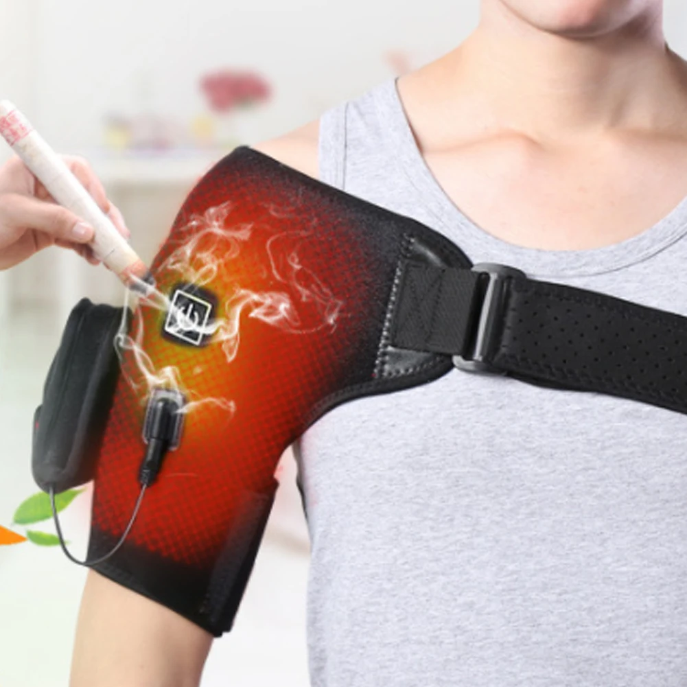 Heated Shoulder Wrap Breathable Adjustable Heating Pad Support Brace With 3 Heat Settings For Tendonitis Joint Pain Injury
Heated Shoulder Wrap Breathable Adjustable Heating Pad Support Brace With 3 Heat Settings For Tendonitis Joint Pain Injury