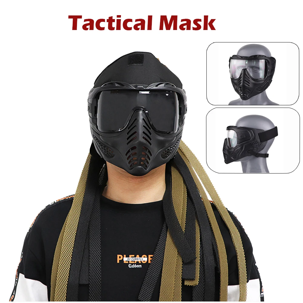 Paintball Airsoft Masks Tactical Mouth Mask Hunting Rifle Air Gun Accessories CS Protective Safety Breathable Face Mask
Paintball Airsoft Masks Tactical Mouth Mask Hunting Rifle Air Gun Accessories CS Protective Safety Breathable Face Mask