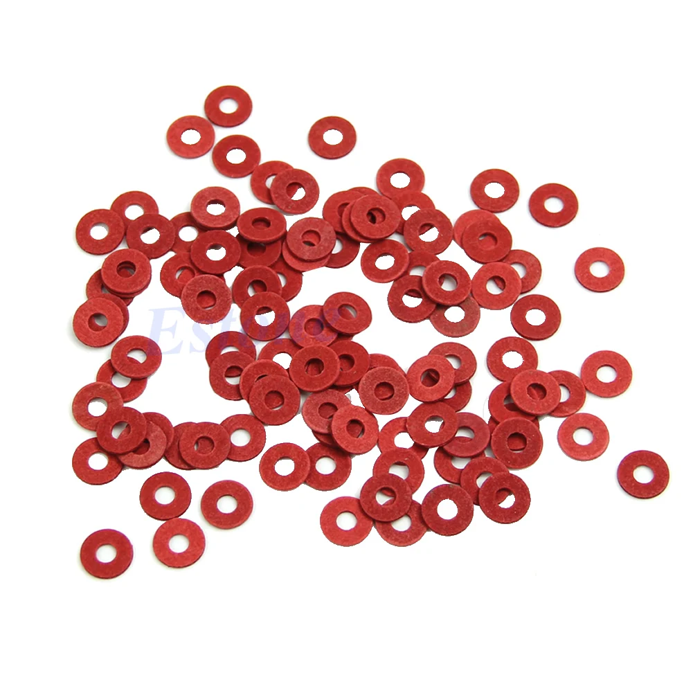 100Pcs New M3 Flat Spacer Washers Insulation Gasket Ring Red L4MF
100Pcs New M3 Flat Spacer Washers Insulation Gasket Ring Red L4MF