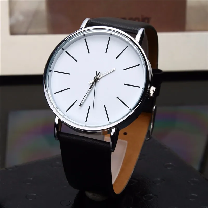 Simple Style Leather Women Quartz Watches Minimalist Ladies Fashion Dress Wrist Watch Female Casual Clock Bayan Kol Saati #2TWF | Наручные