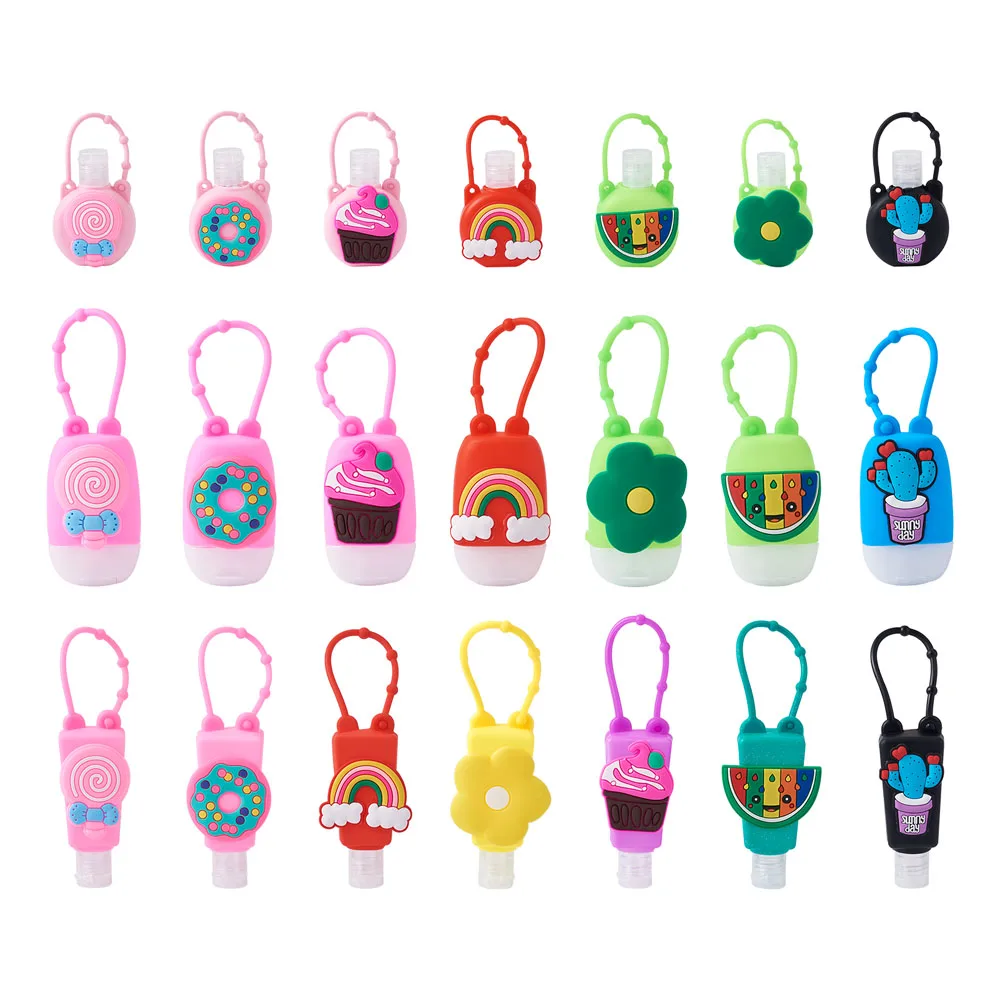 21pcs Mixed Color Portable Plastic Refillable Squeeze & Flip Top Cap Silicone Cover Bottles for DIY Jewelry Craft Gel Packaging
21pcs Mixed Color Portable Plastic Refillable Squeeze & Flip Top Cap Silicone Cover Bottles for DIY Jewelry Craft Gel Packaging