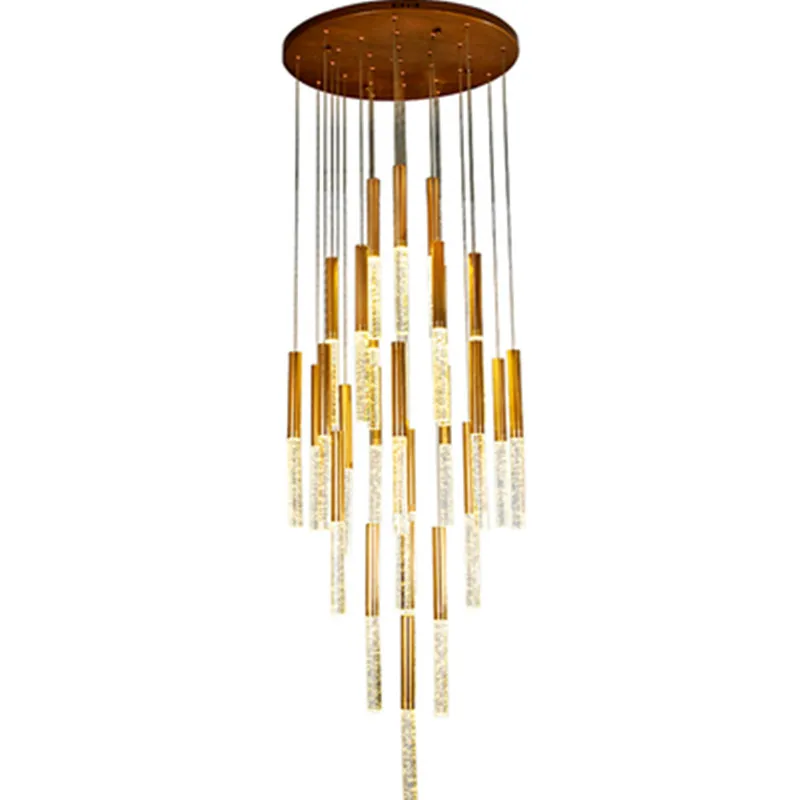 LED pendant light minimalist scandinavian loft staircase crystal hanging lamp nordic art creative restaurant gold long light
LED pendant light minimalist scandinavian loft staircase crystal hanging lamp nordic art creative restaurant gold long light