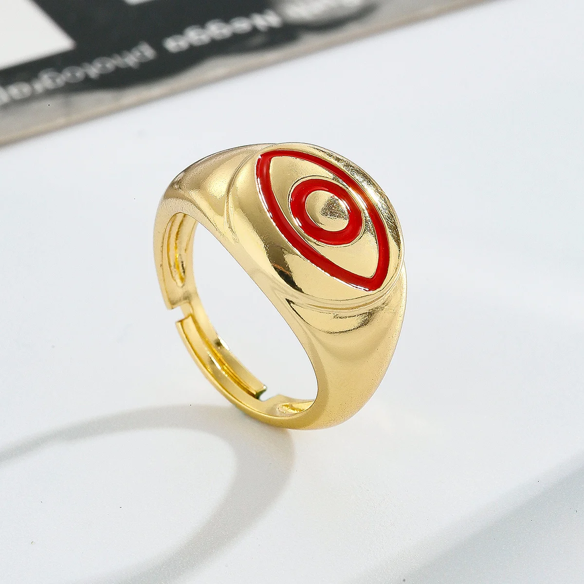 Bohemian Rings Demon Eye Dripping Oil Geometry Gold Color Alloy Ring Adjustable Personality Lady Wedding Jewelry
Bohemian Rings Demon Eye Dripping Oil Geometry Gold Color Alloy Ring Adjustable Personality Lady Wedding Jewelry