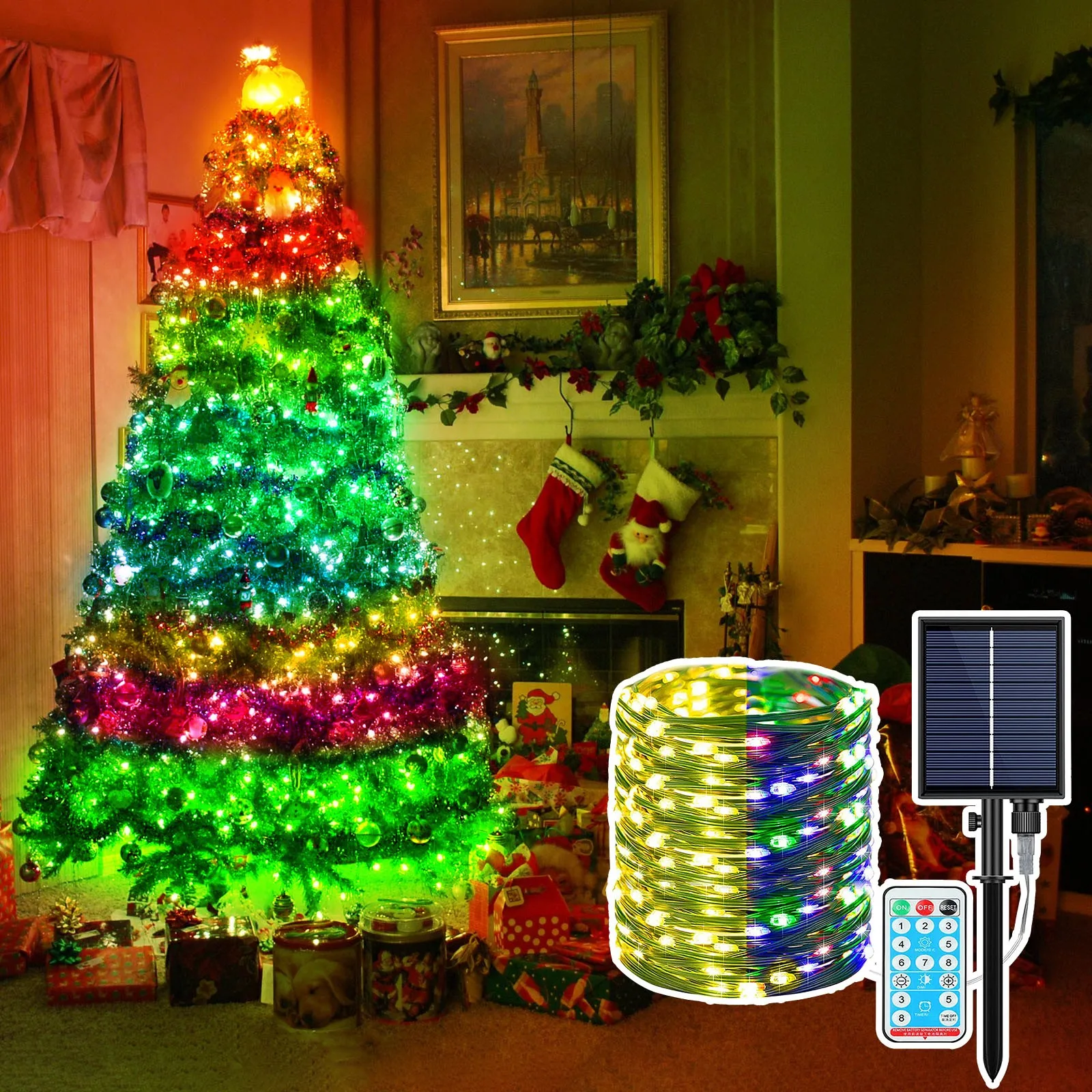 Гирлянда с резиновой проволокой на солнечной батарее, двухцветная водонепроницаемая ПВХ лампа, яркий праздничный светильник для украшения...
Гирлянда с резиновой проволокой на солнечной батарее, двухцветная водонепроницаемая ПВХ лампа, яркий праздничный светильник для украшения...