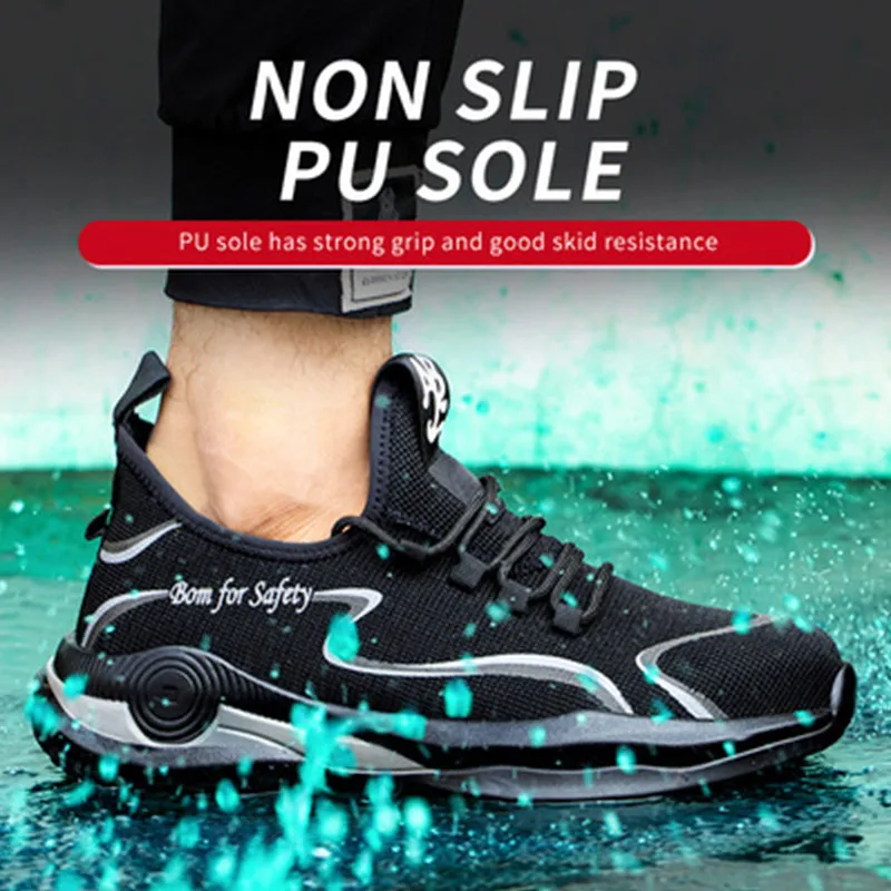Shoes Men Safety Work Shoes with Steel Toe Cap Puncture-Proof Boots Lightweight Breathable Sneakers Dropshipping
Shoes Men Safety Work Shoes with Steel Toe Cap Puncture-Proof Boots Lightweight Breathable Sneakers Dropshipping