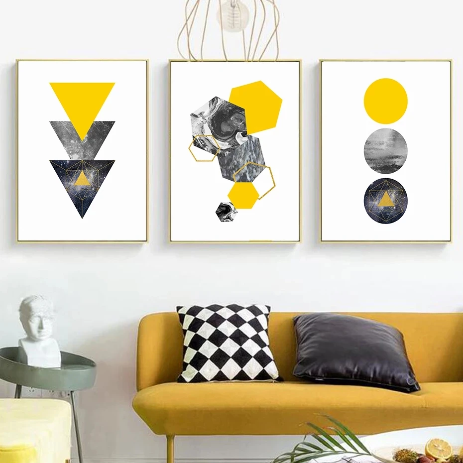 Abstract Geometric Triangles Yellow Marble Nordic Deer Canvas Paintings Wall Art Poster Prints Pictures Living Room Special Gift
Abstract Geometric Triangles Yellow Marble Nordic Deer Canvas Paintings Wall Art Poster Prints Pictures Living Room Special Gift