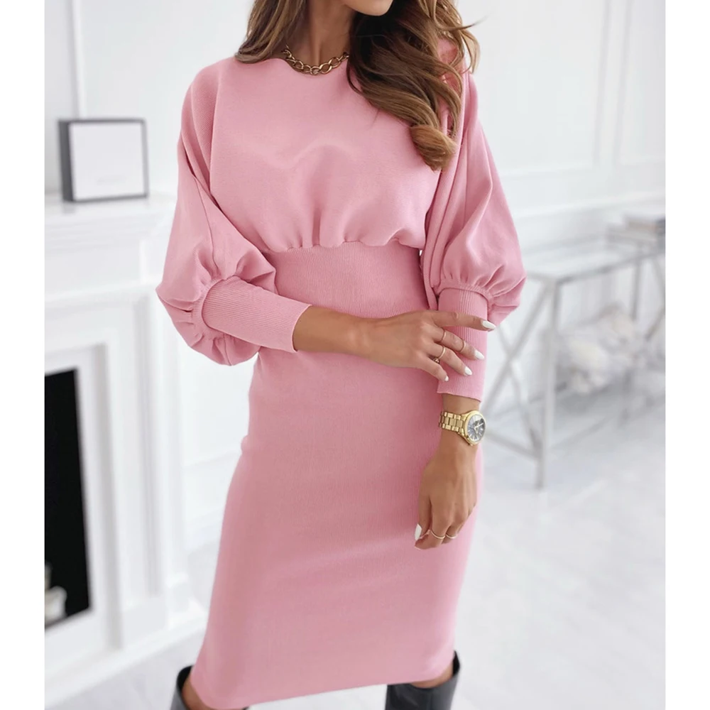 Fashion O-neck Long Sleeve Pencil Dress Women 2021 Autumn Winter Black Solid Slim Elegant Office Ladies Robe Bag Hip Skirt Femme
Fashion O-neck Long Sleeve Pencil Dress Women 2021 Autumn Winter Black Solid Slim Elegant Office Ladies Robe Bag Hip Skirt Femme