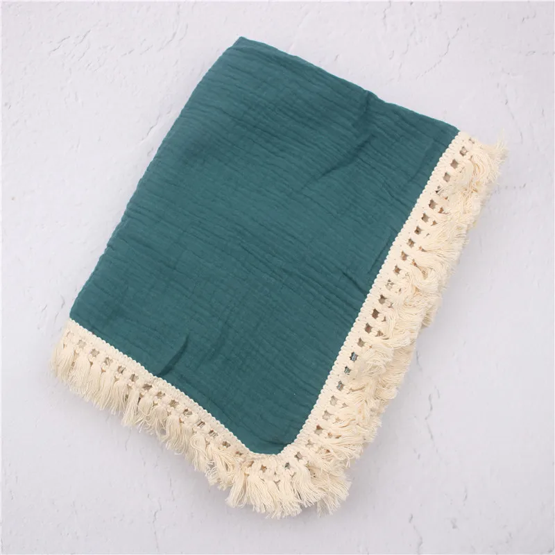 Cotton Kid Blanket Fringe Newborn Tassel Blankets Swaddle Bedding Baby Photography Props Infant Bath Towel Air Conditioner Quilt
Cotton Kid Blanket Fringe Newborn Tassel Blankets Swaddle Bedding Baby Photography Props Infant Bath Towel Air Conditioner Quilt