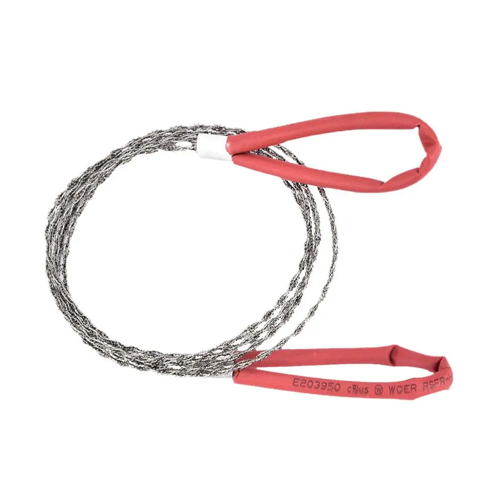 27.5in Hand Chainsaw Stainless Steel Wire Saw Four-strand Reinforced Wire Saw Portable Practical Tools For Outdoor Survival
27.5in Hand Chainsaw Stainless Steel Wire Saw Four-strand Reinforced Wire Saw Portable Practical Tools For Outdoor Survival