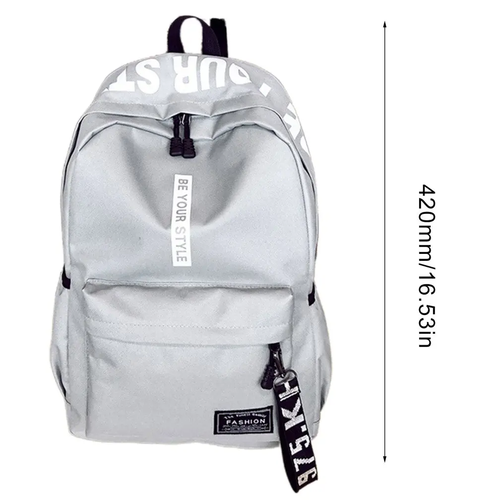 Student Bag High-capacity Female Campus Polyester Fiber Outdoor Backpack Travel Fashionable Backpack
Student Bag High-capacity Female Campus Polyester Fiber Outdoor Backpack Travel Fashionable Backpack