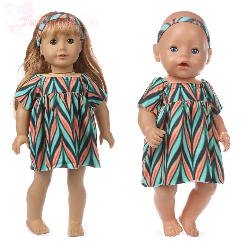 2pcs/lot Headband + Retro Dress Suit Wear Fit 43cm Baby New Born Doll,American Girl 18inch Doll Clothes Accessories
2pcs/lot Headband + Retro Dress Suit Wear Fit 43cm Baby New Born Doll,American Girl 18inch Doll Clothes Accessories