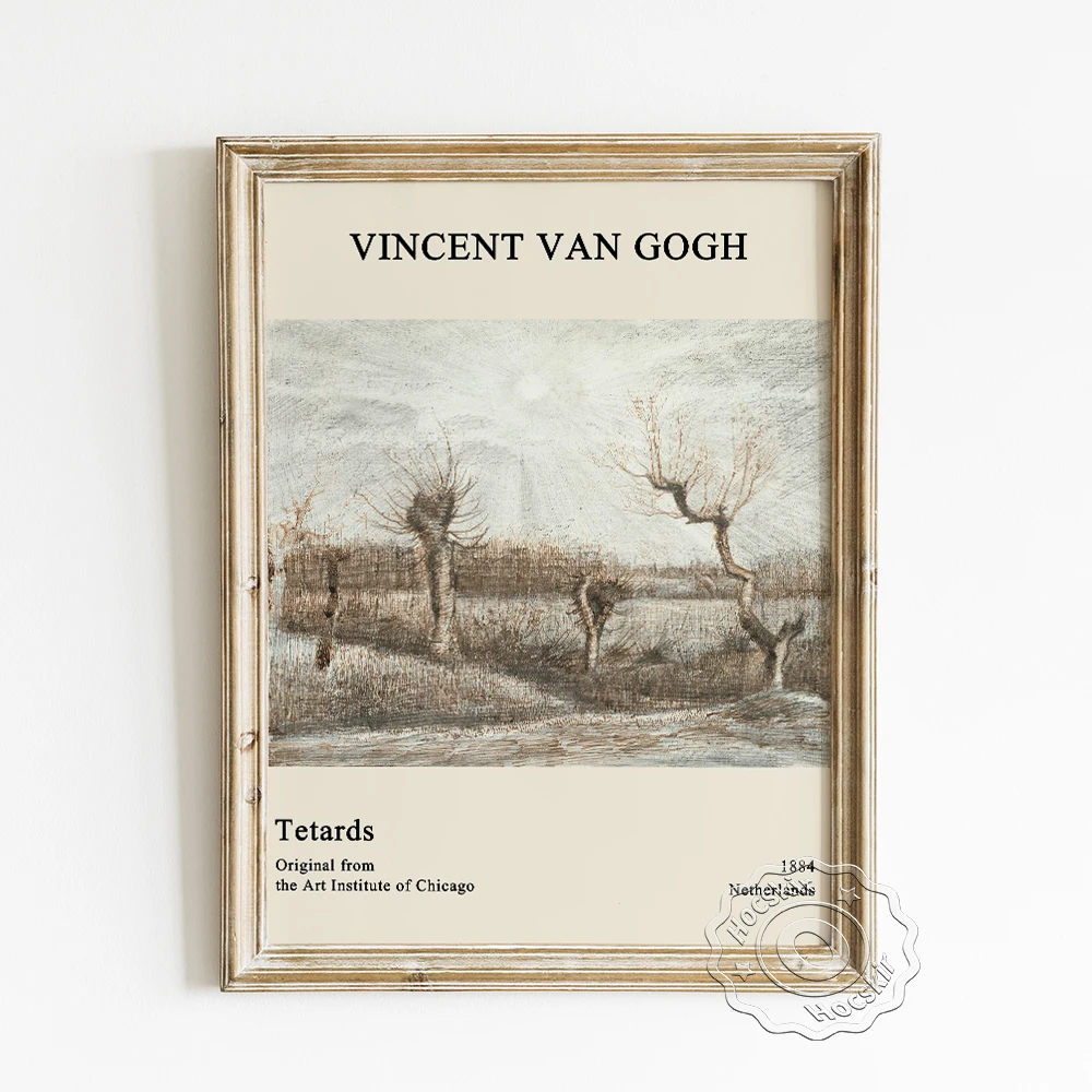 Vincent Van Gogh Exhibition Museum Poster, Tetards Pollards Canvas Painting, Sketch Scenery Wall Picture, Landscape Home Decor
Vincent Van Gogh Exhibition Museum Poster, Tetards Pollards Canvas Painting, Sketch Scenery Wall Picture, Landscape Home Decor