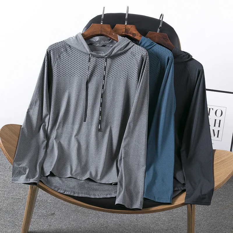 2021 New Mens Hooded Pullover Sweater Stretch Breathable Color Fall Thin Sports Long-sleeved Top Clothing
2021 New Mens Hooded Pullover Sweater Stretch Breathable Color Fall Thin Sports Long-sleeved Top Clothing