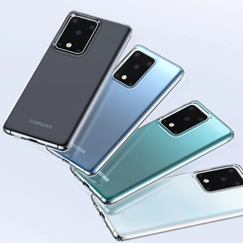 Прозрачный мягкий чехол для Samsung Galaxy S20 S10 Note10 Plus Lite ультра TPU силиконовый A51 A71 A50s A70