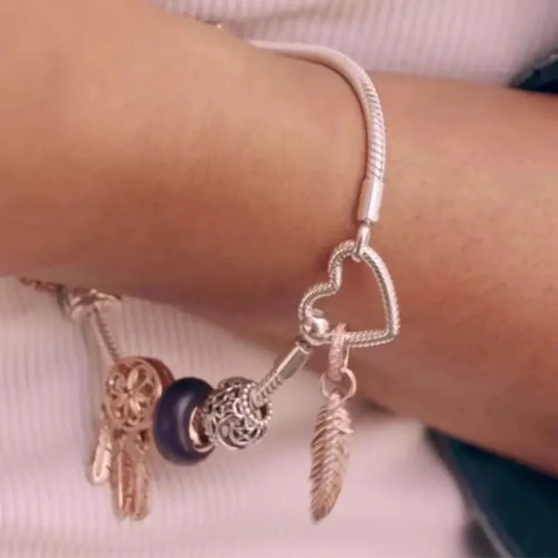 Jewelry Ladies Beaded Bracelet 2021 New Love Fit Original Pandora DIY Accessories Small Jewelry 925 Sterling Silver Bracelet Who
Jewelry Ladies Beaded Bracelet 2021 New Love Fit Original Pandora DIY Accessories Small Jewelry 925 Sterling Silver Bracelet Who