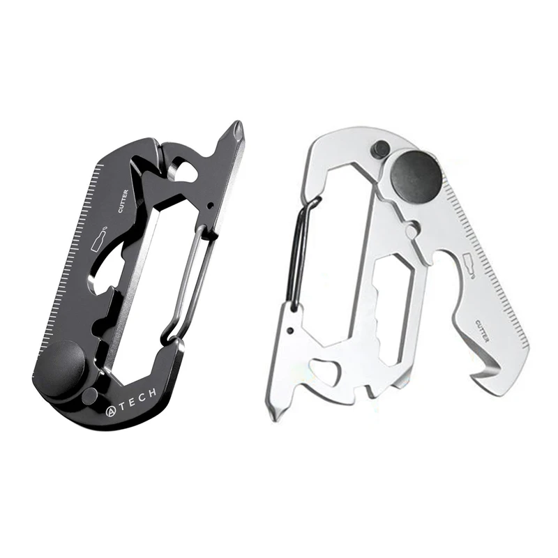 10-In-1 the Multifunction Wrench Tool Keychain EDC Carabiner, Bottle Opener and Bicycle Tools
10-In-1 the Multifunction Wrench Tool Keychain EDC Carabiner, Bottle Opener and Bicycle Tools