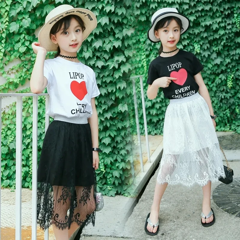 2021 Baby Kids Girls Clothes Set Summer Outfit Cotton Heart Tops Lace Tutu Skirts Teens Girl Clothing Set For 4 6 8 10 12 14Yrs
2021 Baby Kids Girls Clothes Set Summer Outfit Cotton Heart Tops Lace Tutu Skirts Teens Girl Clothing Set For 4 6 8 10 12 14Yrs