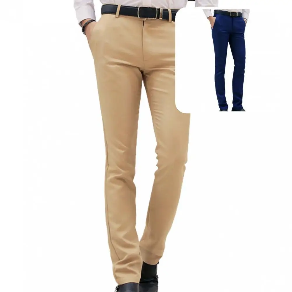 Breathable Great Winter Solid Color Suit Pants Slim Fit Winter Suit Pants Zipper for Daily Wear
Breathable Great Winter Solid Color Suit Pants Slim Fit Winter Suit Pants Zipper for Daily Wear