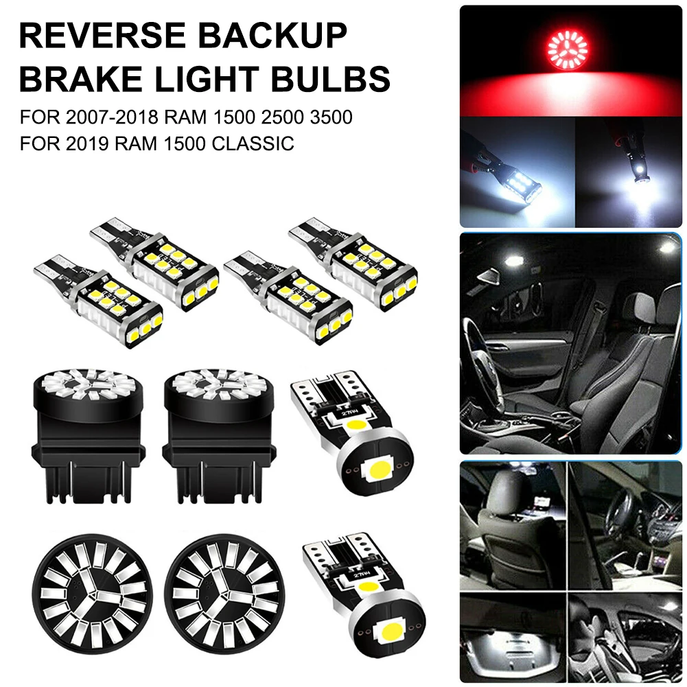 8Pcs Car LED Light Kit Car Exterior License Plate Light Reverse Backup Brake Light High Mount Stop Light Bulbs
8Pcs Car LED Light Kit Car Exterior License Plate Light Reverse Backup Brake Light High Mount Stop Light Bulbs