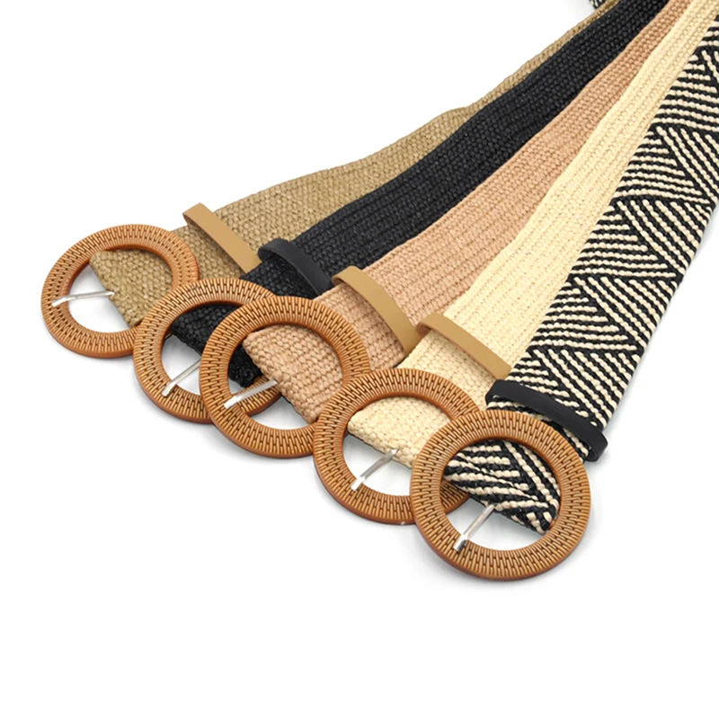 Vintage Women Wax Rope Braiding Women Belt Round Square Buckle Skirt Belt Knitted Waist Belt Hand-Woven Elastic Belt
Vintage Women Wax Rope Braiding Women Belt Round Square Buckle Skirt Belt Knitted Waist Belt Hand-Woven Elastic Belt