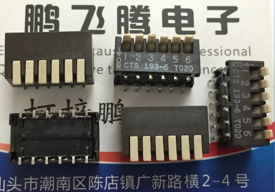 1 шт. оригинальный американский CTS-193-6MS патч поворотный переключатель 6-bit тип