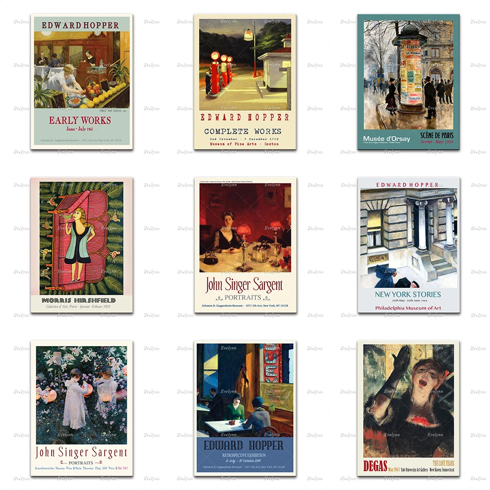 Edward Hopper Retro Exhibition Poster Paris Street Scene John Singer Sargent Art Home Decor Prints Wall Art Canvas Unique Gift
Edward Hopper Retro Exhibition Poster Paris Street Scene John Singer Sargent Art Home Decor Prints Wall Art Canvas Unique Gift