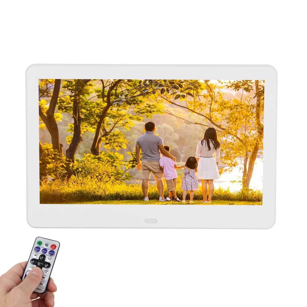 Цифровая фоторамка HD 10 дюймов, электронный альбом, музыка, мультимедийный проигрыватель, ЖК-дисплей, жидкий кристалл, рамка для фотографий
Цифровая фоторамка HD 10 дюймов, электронный альбом, музыка, мультимедийный проигрыватель, ЖК-дисплей, жидкий кристалл, рамка для фотографий