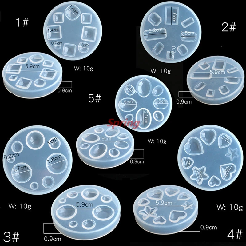 New 1pc Resin Silicone Geometry Love Pendant Craft Transparent UV Combination Molds For DIY Making Finding Accessories
New 1pc Resin Silicone Geometry Love Pendant Craft Transparent UV Combination Molds For DIY Making Finding Accessories