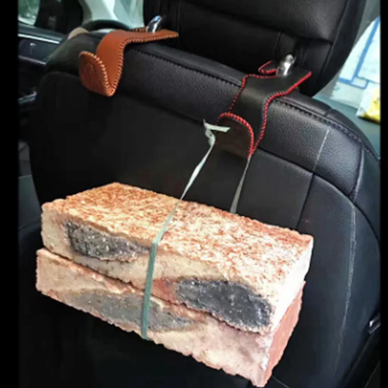 Car Seat Headrest Hooks PU Leather Vehicle Car Seat Back Organizer Hanger Holder Hook Storage for Bag Purse Grocery
Car Seat Headrest Hooks PU Leather Vehicle Car Seat Back Organizer Hanger Holder Hook Storage for Bag Purse Grocery