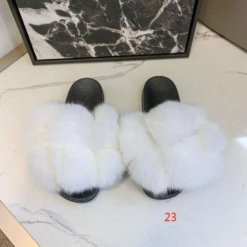 Fluffy Raccoon Fur Slippers Shoes Women Fox Fur Flip Flop Flat Furry Fur Slides Outdoor Sandals Woman Amazing Shoes Drop Ship
Fluffy Raccoon Fur Slippers Shoes Women Fox Fur Flip Flop Flat Furry Fur Slides Outdoor Sandals Woman Amazing Shoes Drop Ship