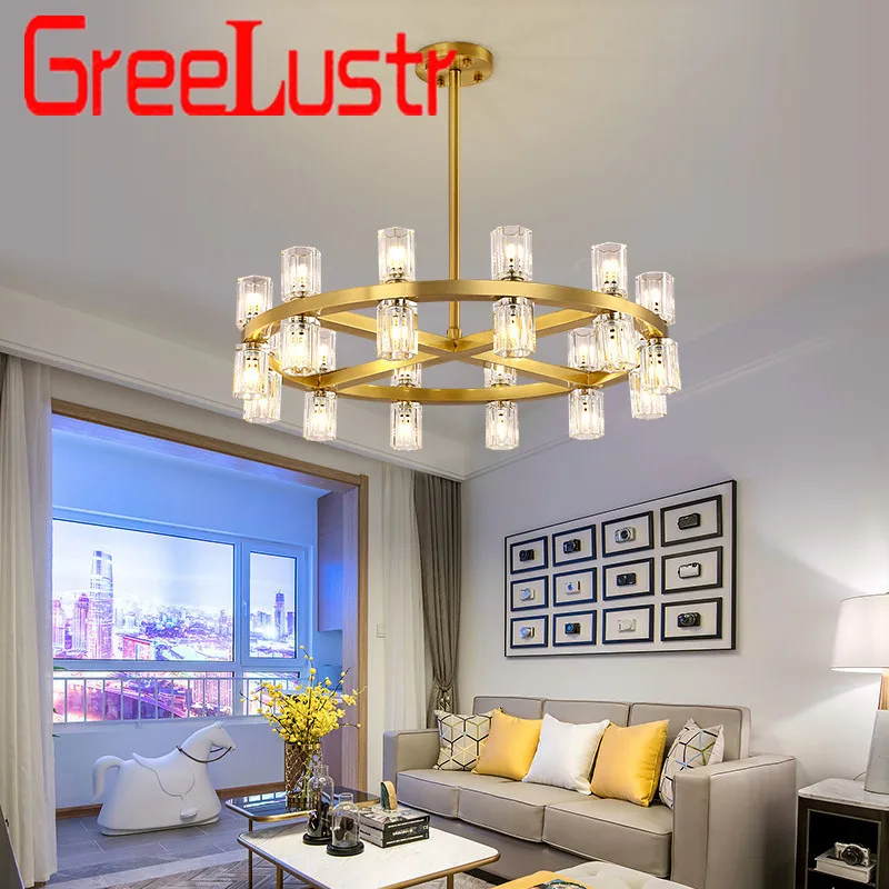 American Loft Crystal Pendant Chandelier Lamp G4 Led Copper Rod Hanging Light Fixture for Living Room Hotel Luxury Home Lustre
American Loft Crystal Pendant Chandelier Lamp G4 Led Copper Rod Hanging Light Fixture for Living Room Hotel Luxury Home Lustre
