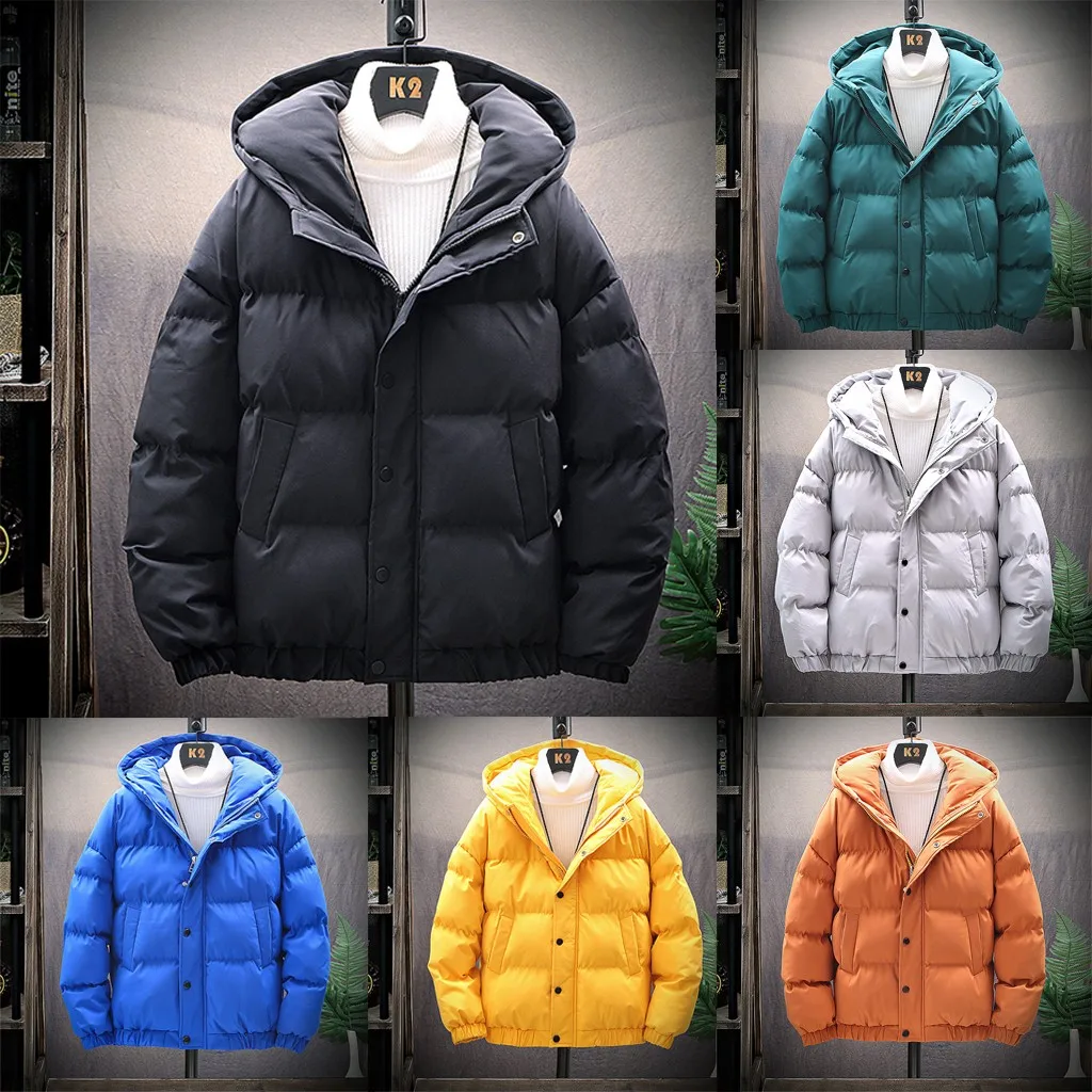 Vogue Candy Colors Nice Pop Fashion Hooded Winter Men Bread Coat Thick Warm Male Long Sleeve Zipper Jacket Windproof Parka 
Vogue Candy Colors Nice Pop Fashion Hooded Winter Men Bread Coat Thick Warm Male Long Sleeve Zipper Jacket Windproof Parka