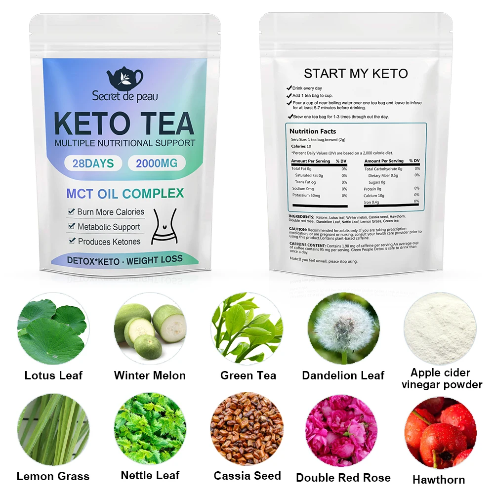 Secret De Peau Ketogenic Slimming Tea Fat Burners Decompose Body Fat Provide Energy Detox Beauty&Healthy Weight Loss Products
Secret De Peau Ketogenic Slimming Tea Fat Burners Decompose Body Fat Provide Energy Detox Beauty&Healthy Weight Loss Products