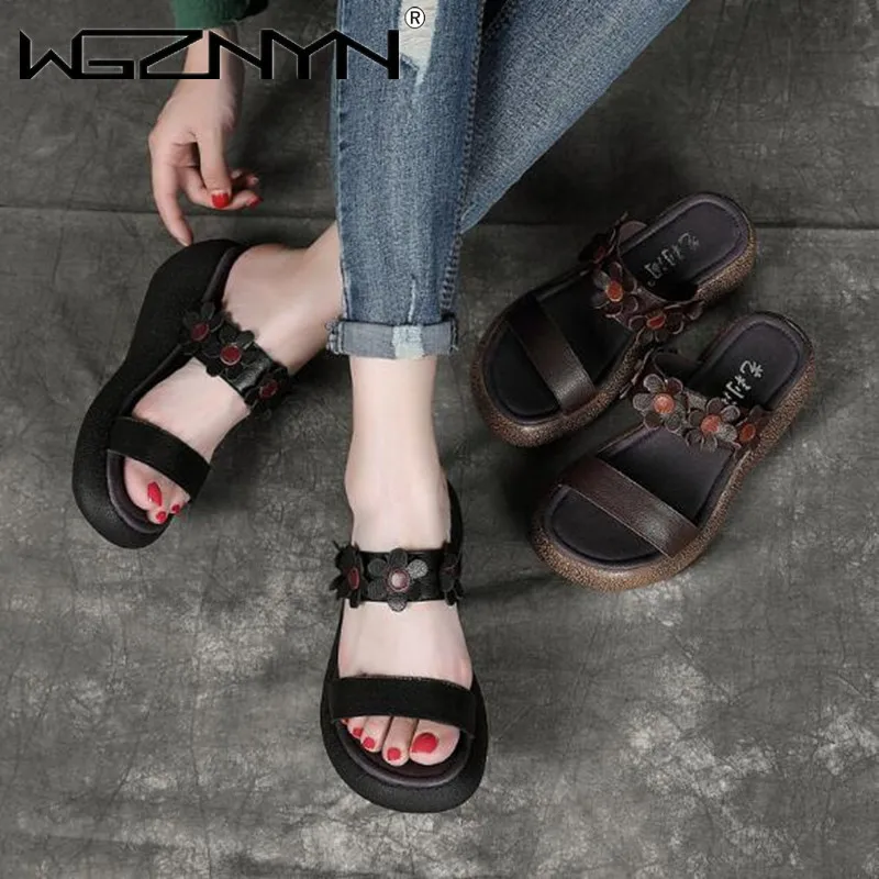 NEW Women Retro Slippers Summer Beach Shoes for Women Fashion Breathable Flip Flops Female Casual Flowers Flat Gladiator Sandals
NEW Women Retro Slippers Summer Beach Shoes for Women Fashion Breathable Flip Flops Female Casual Flowers Flat Gladiator Sandals