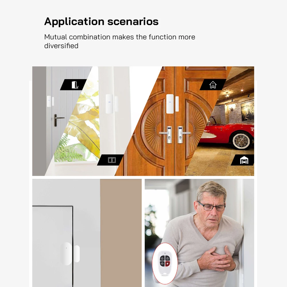 Tuya WiFi Smart Security Alarm System with 4 Door Sensors Smart Life App Voice Control for Google Assistant Alexa new
Tuya WiFi Smart Security Alarm System with 4 Door Sensors Smart Life App Voice Control for Google Assistant Alexa new